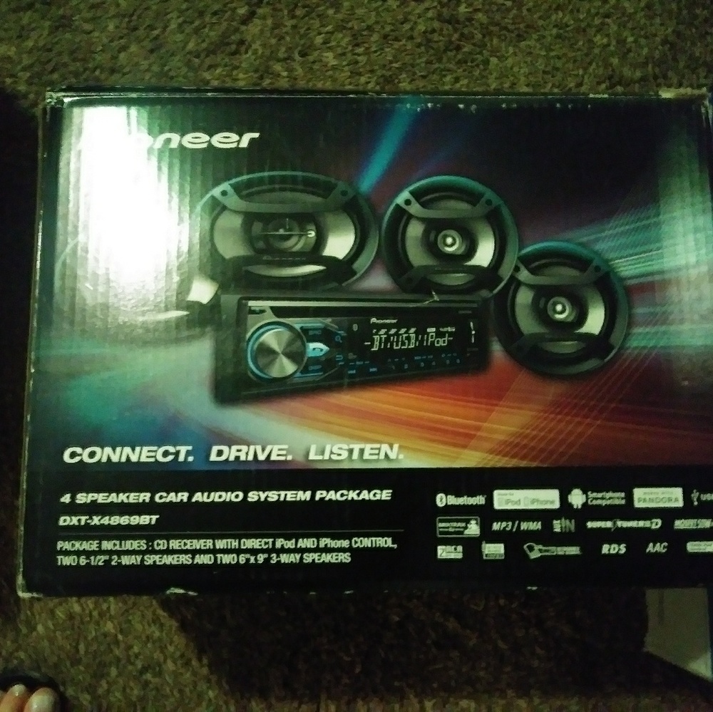Pioneer cd player stereo system